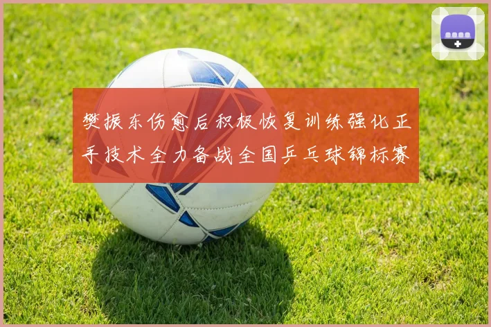 樊振东伤愈后积极恢复训练强化正手技术全力备战全国乒乓球锦标赛